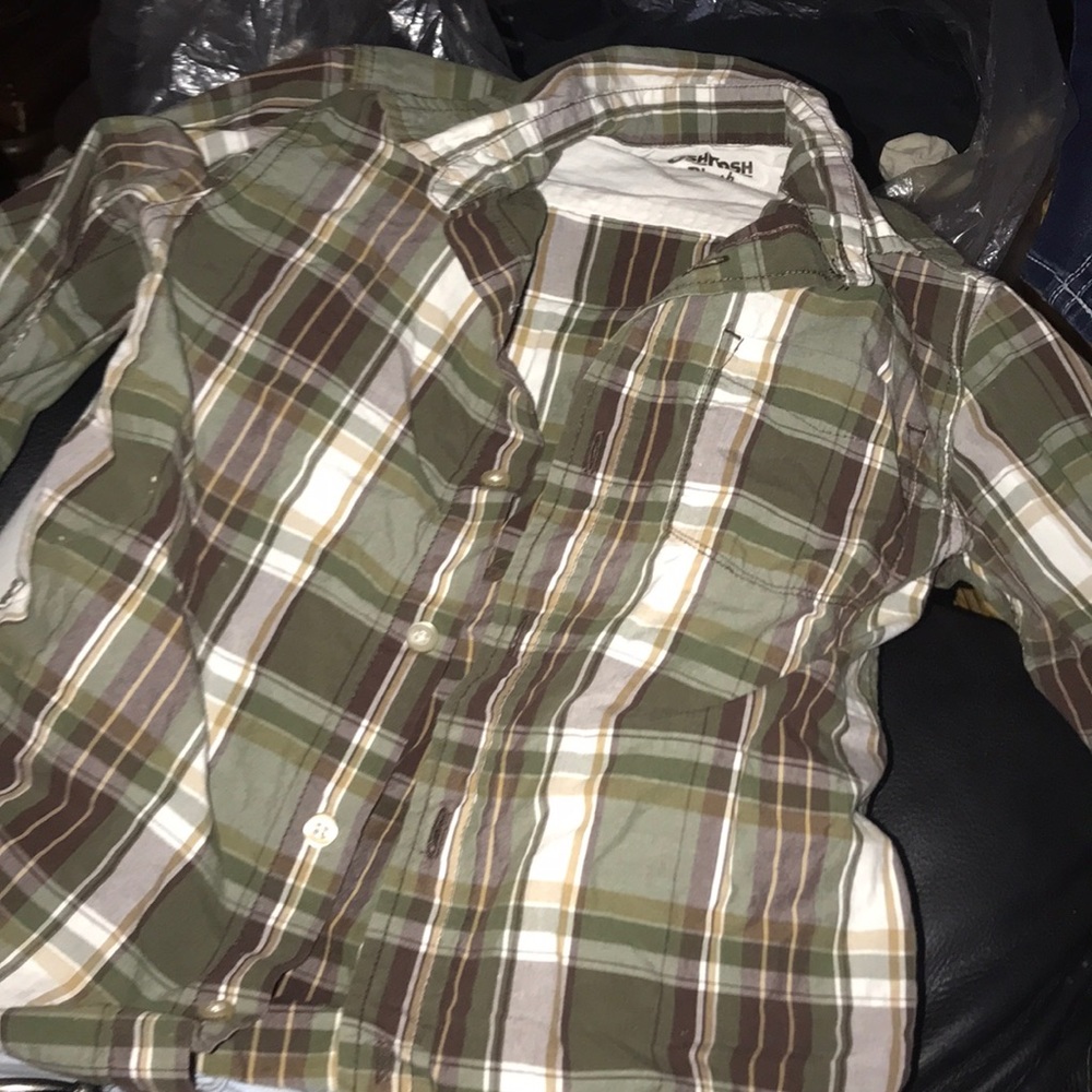 Little boys Oshkosh flannel, worn once or twice.